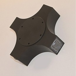 Integrert Enkel, Nyskapende Landlig Funksjon For Øyebeskyttelse, Omgivelseslys, Vegglampe Med Kryssstjerne, Vanntett Vegglampe For Gårdsplass