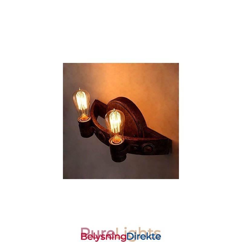 Loft-Stil Vintage Industriell Kreativ Personlighet Metall Vegglampe For Kaffestue Bar Foaje Dekorer Veggbelysning