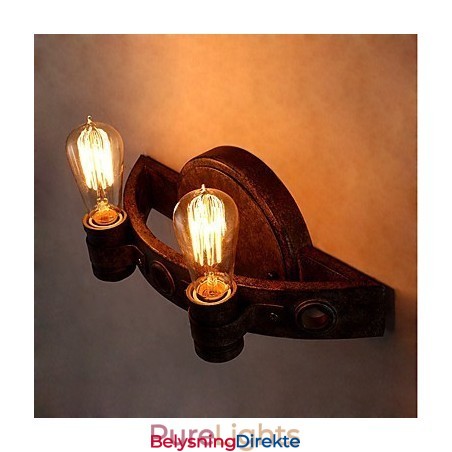 Loft-Stil Vintage Industriell Kreativ Personlighet Metall Vegglampe For Kaffestue Bar Foaje Dekorer Veggbelysning