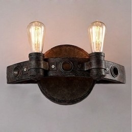 Loft-Stil Vintage Industriell Kreativ Personlighet Metall Vegglampe For Kaffestue Bar Foaje Dekorer Veggbelysning