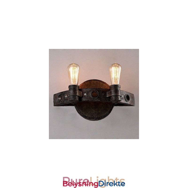 Loft-Stil Vintage Industriell Kreativ Personlighet Metall Vegglampe For Kaffestue Bar Foaje Dekorer Veggbelysning