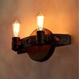 Loft-Stil Vintage Industriell Kreativ Personlighet Metall Vegglampe For Kaffestue Bar Foaje Dekorer Veggbelysning