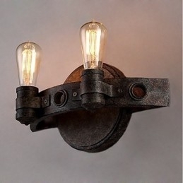 Loft-Stil Vintage Industriell Kreativ Personlighet Metall Vegglampe For Kaffestue Bar Foaje Dekorer Veggbelysning