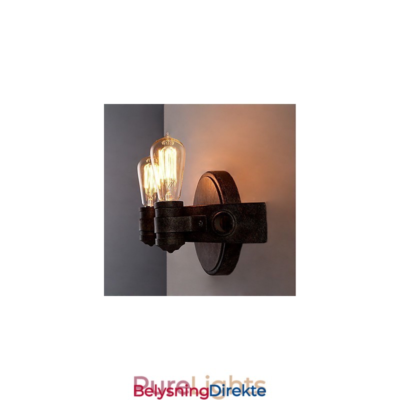 Loft-Stil Vintage Industriell Kreativ Personlighet Metall Vegglampe For Kaffestue Bar Foaje Dekorer Veggbelysning