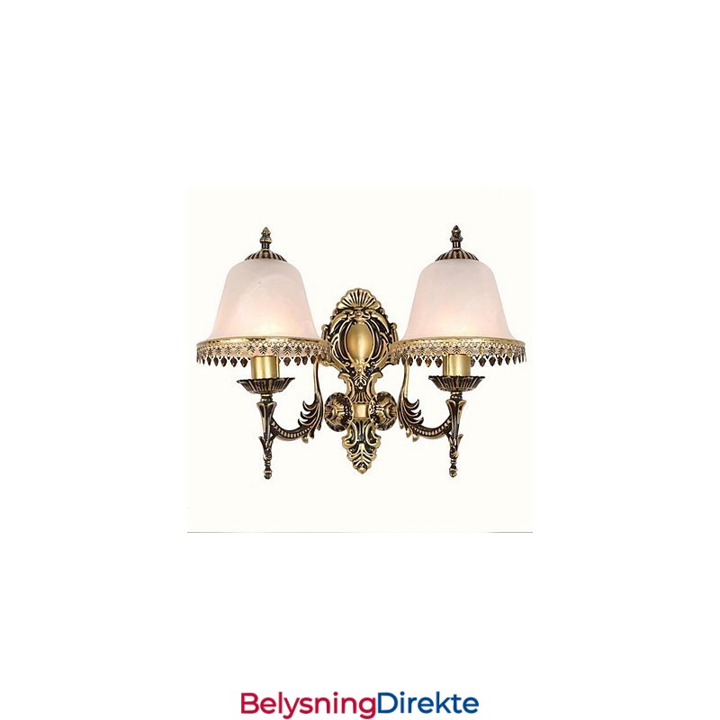 Vintage Galvanisert Downlight Vegglampe