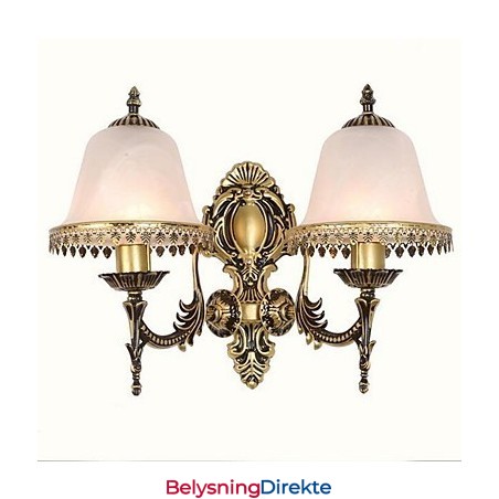 Vintage Galvanisert Downlight Vegglampe