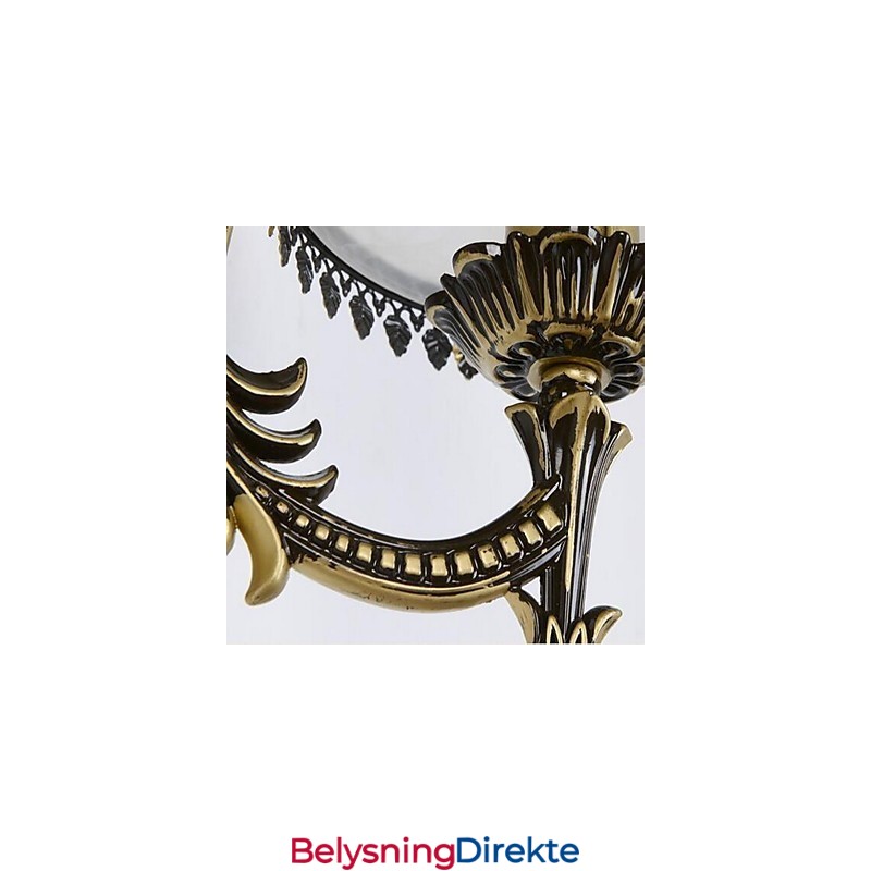 Vintage Galvanisert Downlight Vegglampe