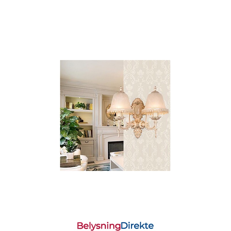 Vintage Galvanisert Downlight Vegglampe