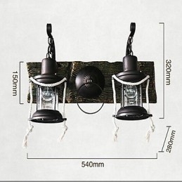 Vintage Andre Funksjoner Downlight Vegglampetter Vegglampe