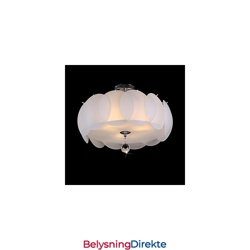 Moderne Pendellampe Med 3 Lys I Glass, Familie