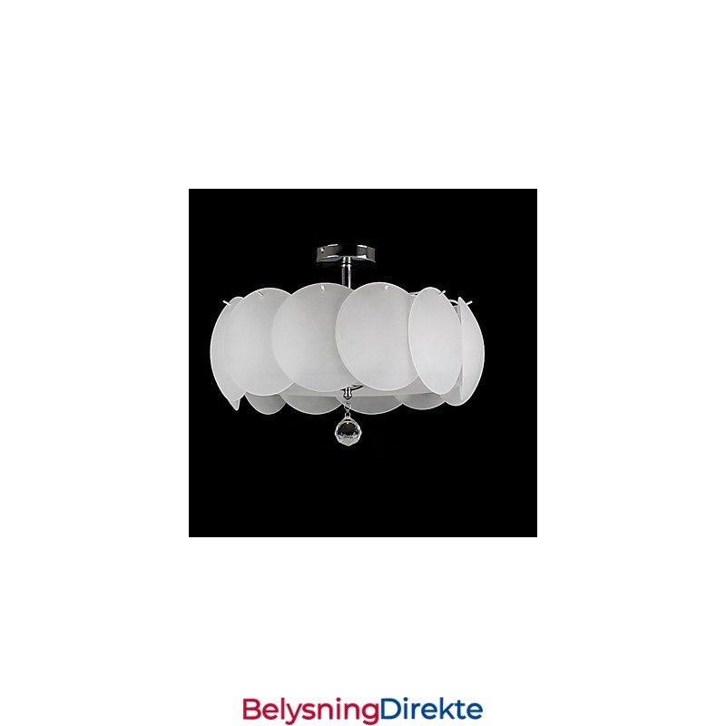 Moderne Pendellampe Med 3 Lys I Glass, Familie