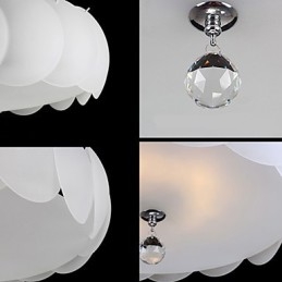 Moderne Pendellampe Med 3 Lys I Glass, Familie