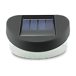 Hvitt Lys Solcelledrevet Lys Sti Vegg Landskapsmontering Hage Gjerde Lys