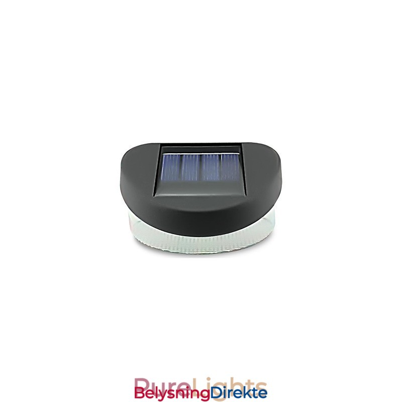 Hvitt Lys Solcelledrevet Lys Sti Vegg Landskapsmontering Hage Gjerde Lys