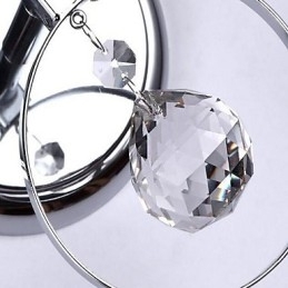 Krystall Moderne Samtids Galvanisert Opplyst Vegglampe Vegglampe