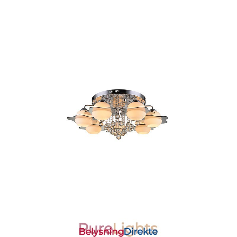 Fjernstyrt 7 Lys Med Blårød Moderne Taklampe For Innfelling