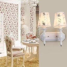 Moderne Samtids Galvanisert Opplyst Vegglampe Vegglampe