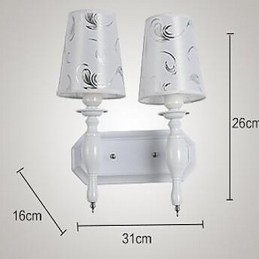 Moderne Samtids Galvanisert Opplyst Vegglampe Vegglampe