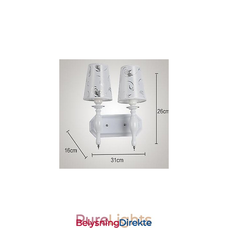 Moderne Samtids Galvanisert Opplyst Vegglampe Vegglampe