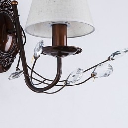 Rustikk Lodge Country Galvanisert Funksjon For Mini-Stil Omgivelseslys Vegglampe
