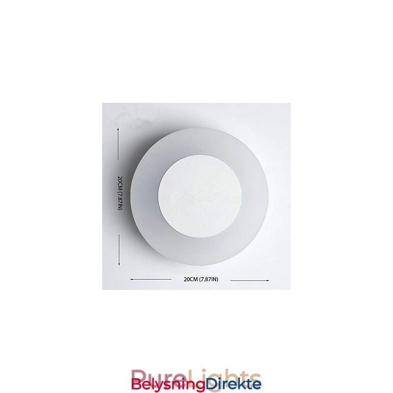 Integrert Moderne Samtidsstil For Omgivelseslys Vegglampe Vegglampe