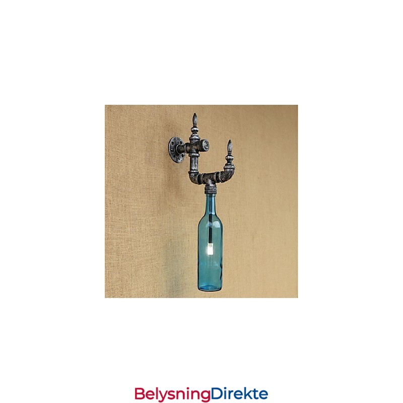 Rustikk Lodge Sølvfarget Vegglampe For Omgivelseslys