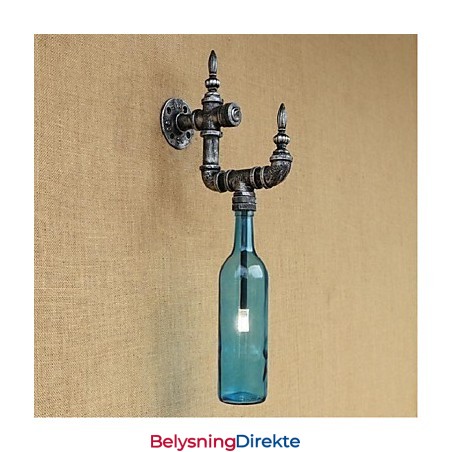 Rustikk Lodge Sølvfarget Vegglampe For Omgivelseslys