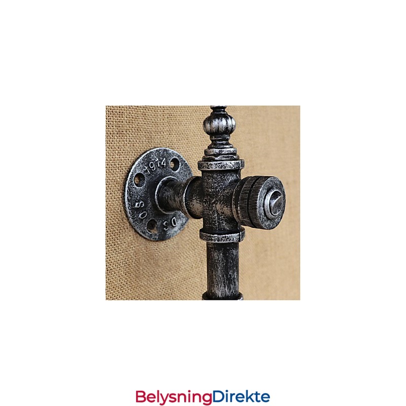 Rustikk Lodge Sølvfarget Vegglampe For Omgivelseslys