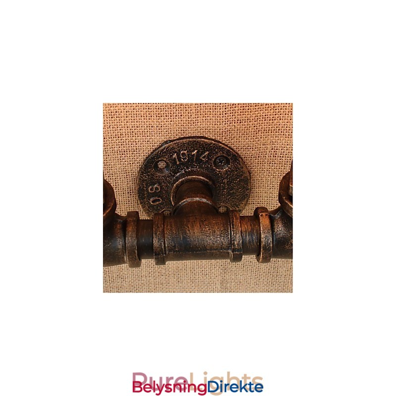 Nostalgi Enkel Vannrør Dekorativ Liten Vegglampe Vegglampe