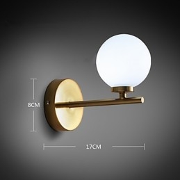Moderne Og Samtids Galvanisert Funksjon For Mini-Stil Omgivelseslys Vegglampe Vegglampe