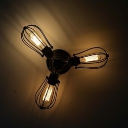 Tradisjonell Klassisk Vintage Mini-Stil Maleri Metall Innfelt Montering