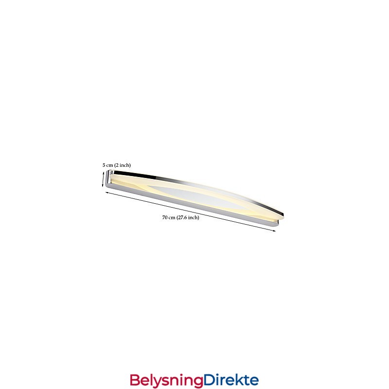 Moderne, Samtidskunst Kromfunksjon For Omgivelseslys Baderomsbelysning Vegglampe