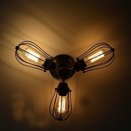 Tradisjonell Klassisk Vintage Mini-Stil Maleri Metall Innfelt Montering