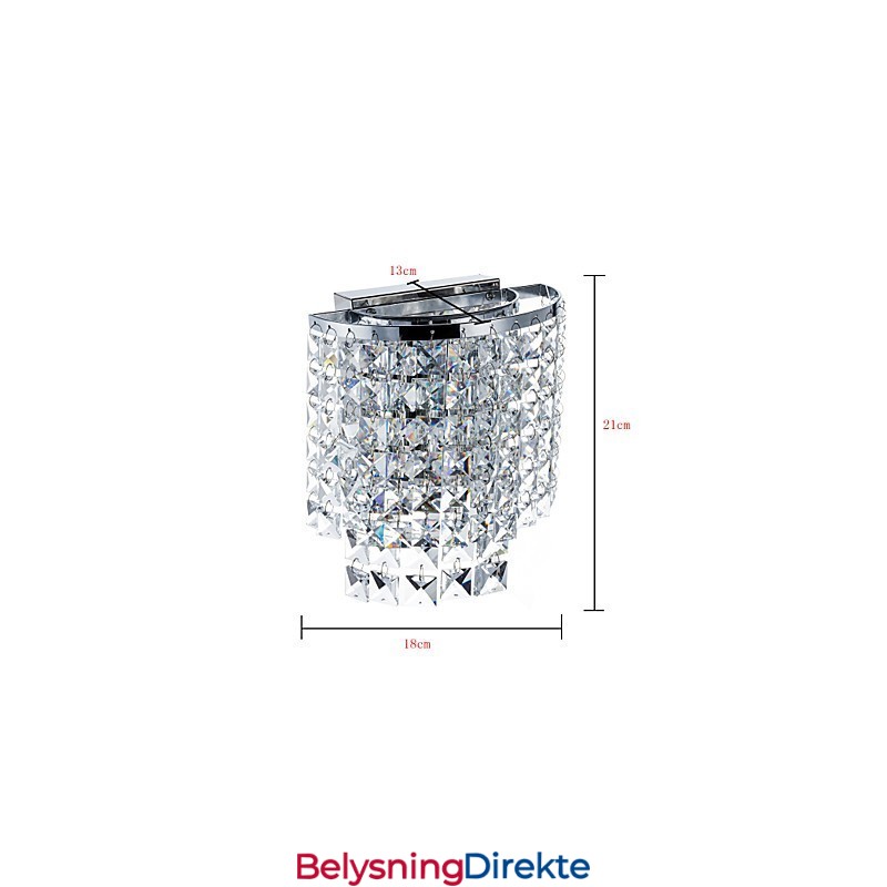 Moderne, Samtidskunstnerisk Galvanisert Funksjon For Krystall Downlight Vegglampe Vegglampe