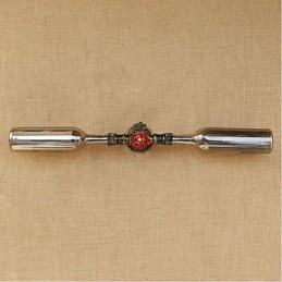 Retro Amerikansk Landsby Kreativ Industri Vind Designer Vannflaske Vegglampe Vegglampe Grå