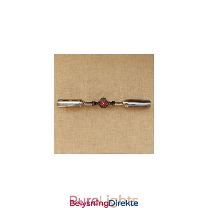 Retro Amerikansk Landsby Kreativ Industri Vind Designer Vannflaske Vegglampe Vegglampe Grå