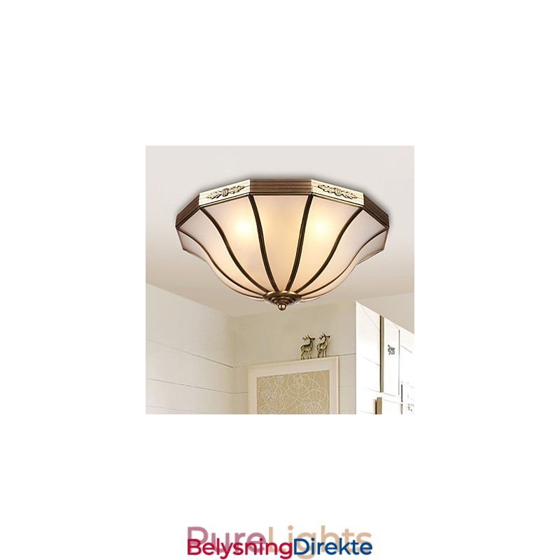 Moderne, Samtidskunst Dekorativ Design Taklampe I Kobberfamilie