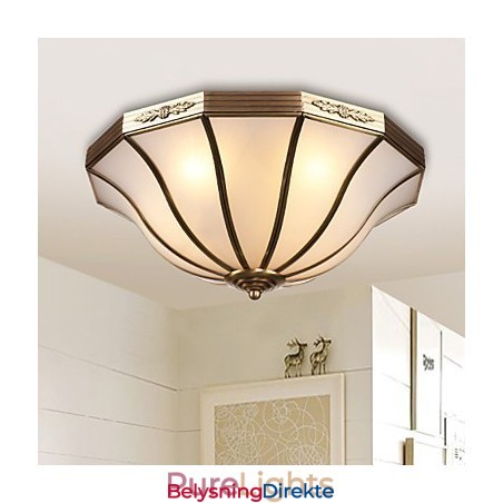 Moderne, Samtidskunst Dekorativ Design Taklampe I Kobberfamilie