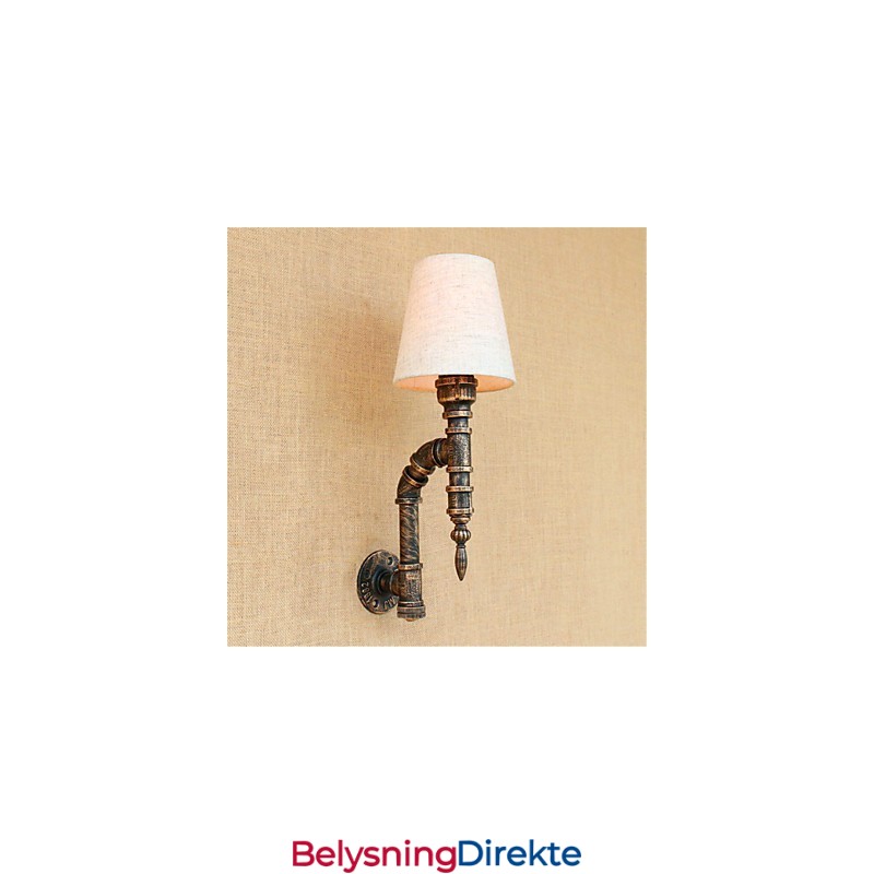 Rustikk Hytte Landlig Antikk Messingfunksjon For Omgivelseslys Vegglampe Vegglampe