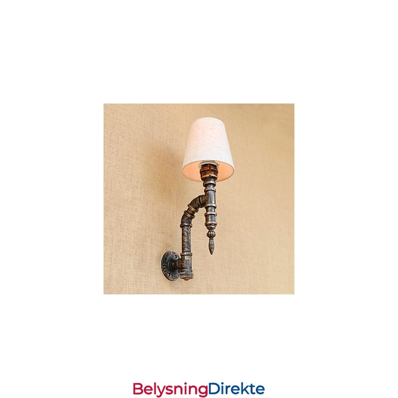 Rustikk Hytte Landlig Antikk Messingfunksjon For Omgivelseslys Vegglampe Vegglampe