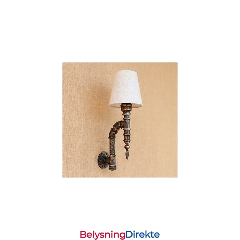 Rustikk Hytte Landlig Antikk Messingfunksjon For Omgivelseslys Vegglampe Vegglampe