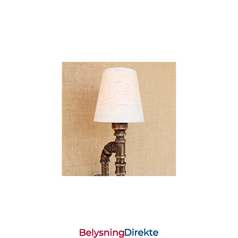 Rustikk Hytte Landlig Antikk Messingfunksjon For Omgivelseslys Vegglampe Vegglampe