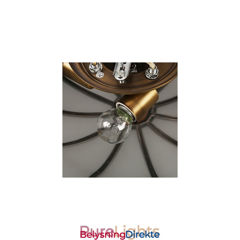 Moderne, Samtidskunst Dekorativ Design Taklampe I Kobberfamilie