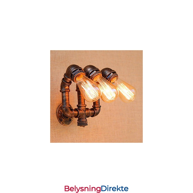 Rustikk Hytte-Landlig Maling For Omgivelseslys Vegglampe Med Vegg