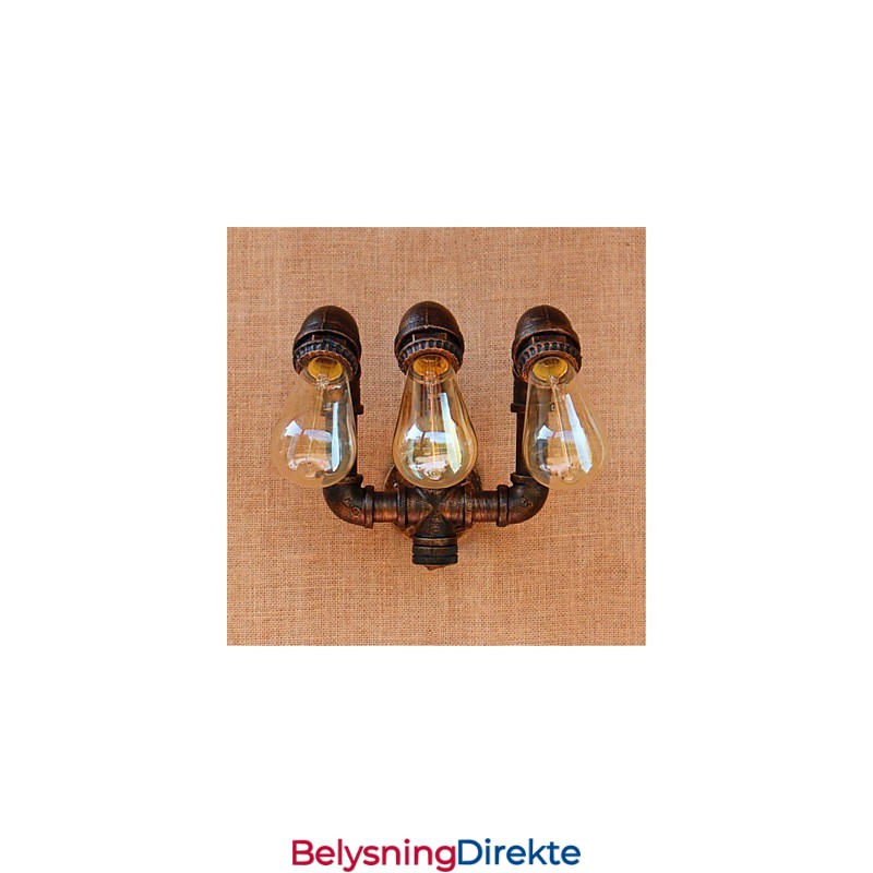 Rustikk Hytte-Landlig Maling For Omgivelseslys Vegglampe Med Vegg