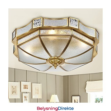 Moderne, Samtidskunst Dekorativ Design Taklampe I Kobberfamilie