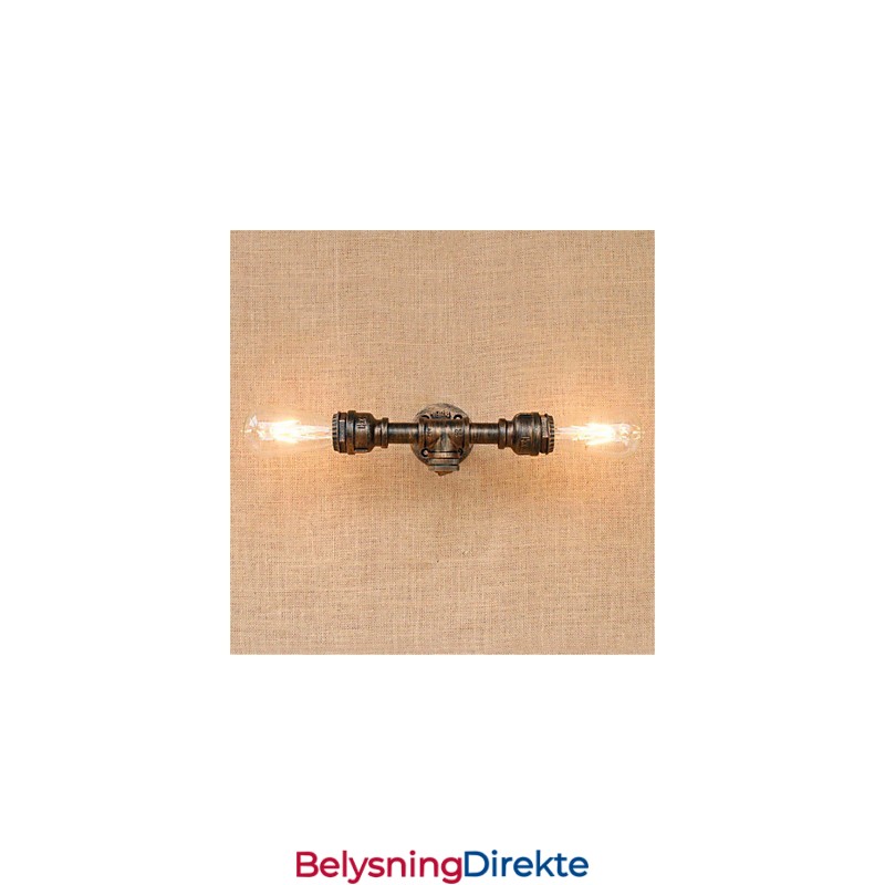 Rustikk Hyttemaling For Omgivelseslys Vegglampe Med Vegglampe