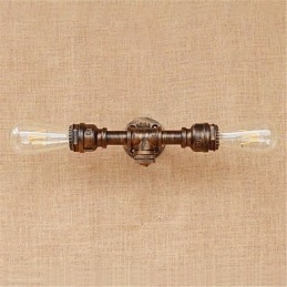 Rustikk Hyttemaling For Omgivelseslys Vegglampe Med Vegglampe