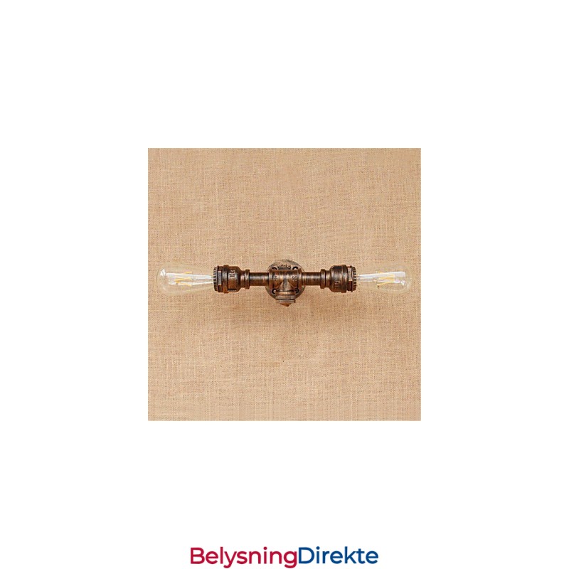 Rustikk Hyttemaling For Omgivelseslys Vegglampe Med Vegglampe