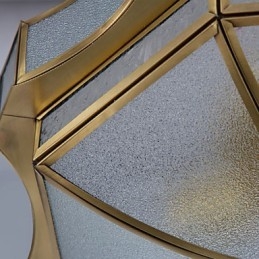 Moderne, Samtidskunst Dekorativ Design Taklampe I Kobberfamilie